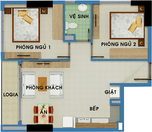 TỔNG QUAN CĂN HỘ THE USEFULL